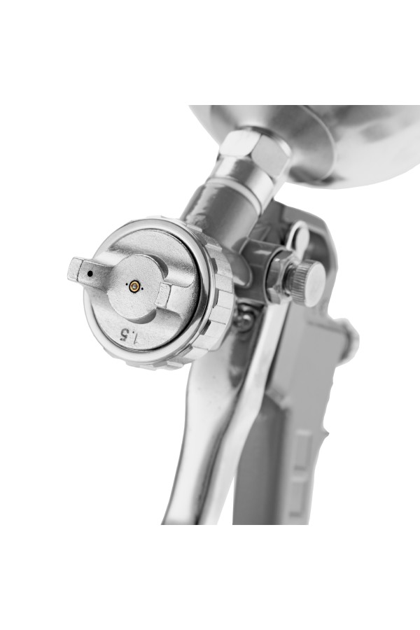 Краскораспылитель пневматический с верхним бачком V 0.6 л, сопло D 1.2, 1.5 и 1.8 мм Matrix