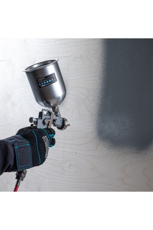 Краскораспылитель пневматический с верхним бачком V 0.6 л, сопло D 1.2, 1.5 и 1.8 мм Matrix