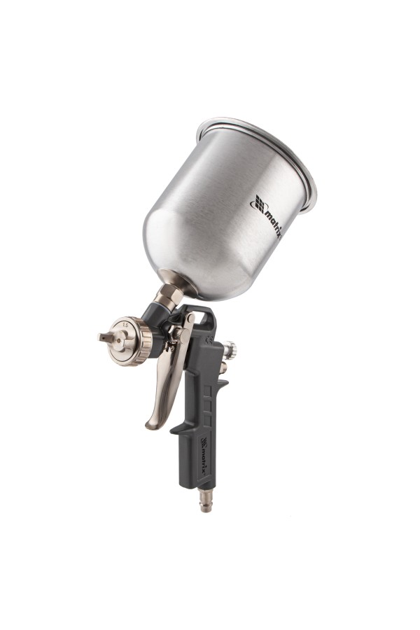 Краскораспылитель пневматический с верхним бачком V 1, 0 л, сопло D 1.2, 1.5 и 1.8 мм Matrix