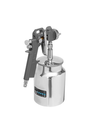 Краскораспылитель пневматический с нижним бачком V 1, 0 л, сопло D 1.2, 1.5 и 1.8 мм Matrix