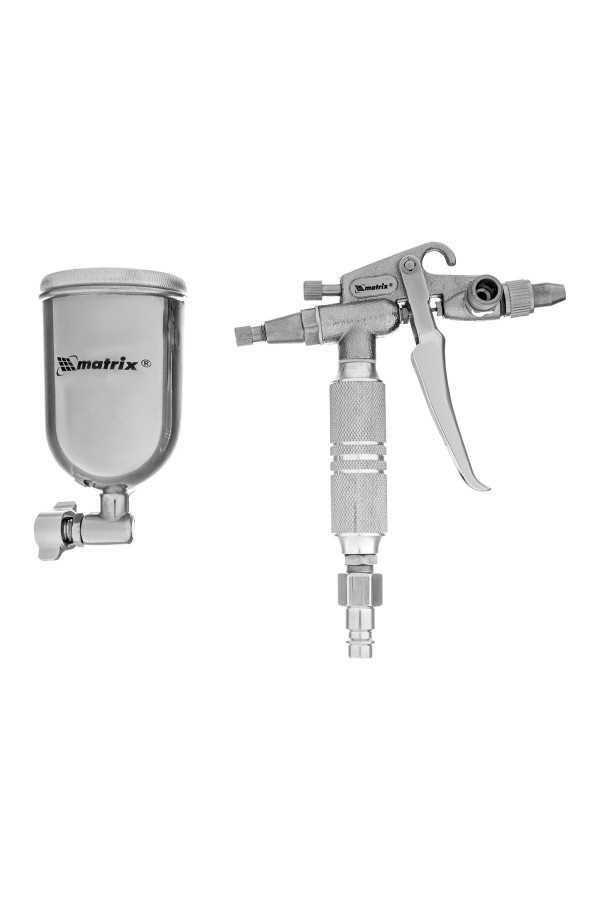 Краскораспылитель пневматический для финишных работ с верхним бачком V 0,1 л, сопло D 0.5 мм Matrix