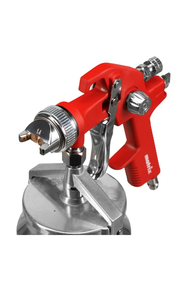 Краскораспылитель HVLP пневмат. с нижним бачком V= 1 л, сопло диаметром 1.4 мм Matrix