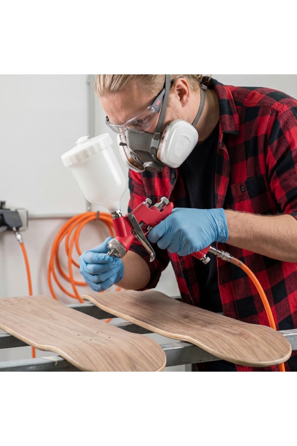 Краскораспылитель HP пневмат. с верхним бачком V= 0,6 л, сопло диаметром 1.7 мм Matrix