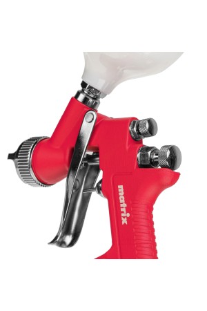 Краскораспылитель HP пневмат. с верхним бачком V= 0,6 л, сопло диаметром 1.7 мм// Matrix