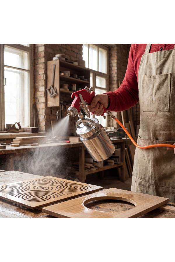 Краскораспылитель HP пневмат. с нижним бачком V= 1 л, сопло диаметром 1.8 мм Matrix