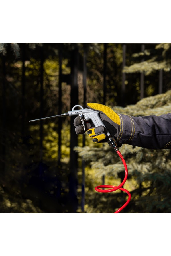 Пистолет продувочный с удлиненным соплом, пневматический, 135 мм Matrix