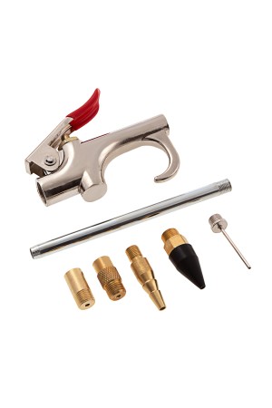 Набор продувочный пистолет, пневмат. в комплекте с насадками, 6 шт Matrix