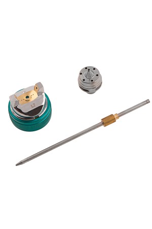 Набор для краскораспылителя AS802HVLP: сопло 1.7 мм, игла, чашка Stels