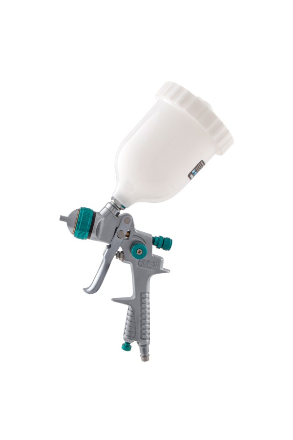 Краскораспылитель AG 801 HVLP, гравитационный, сопло 1.5 мм и 1.8 мм Stels