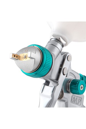 Краскораспылитель AG 801 HVLP, гравитационный, сопло 1.5 мм и 1.8 мм Stels