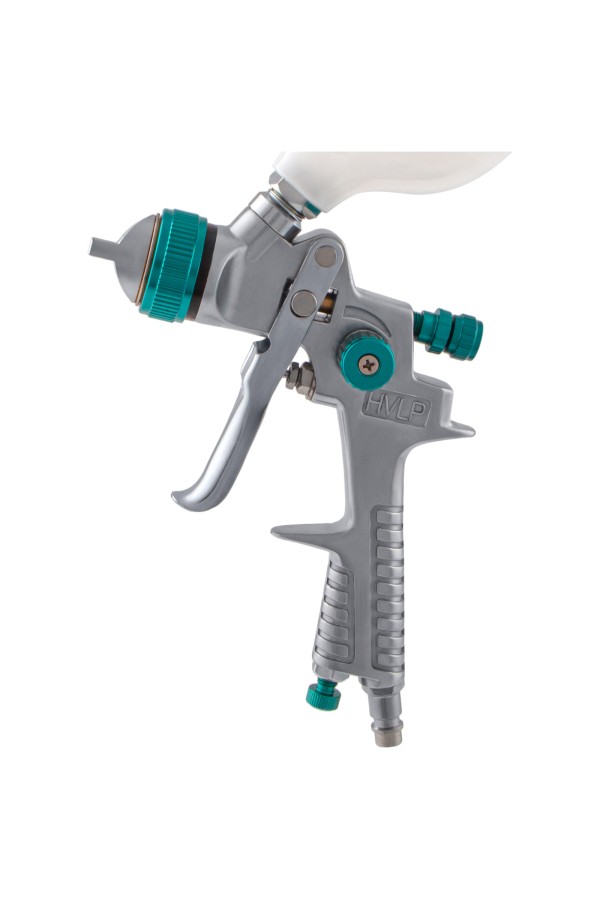 Краскораспылитель AG 801 HVLP, гравитационный, сопло 1.5 мм и 1.8 мм Stels