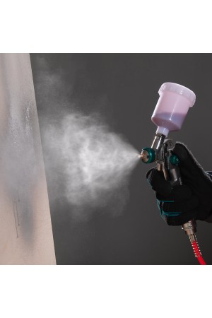 Краскораспылитель AG 810 HVLP, гравитационный, сопло 0.8 мм и 1 мм Stels