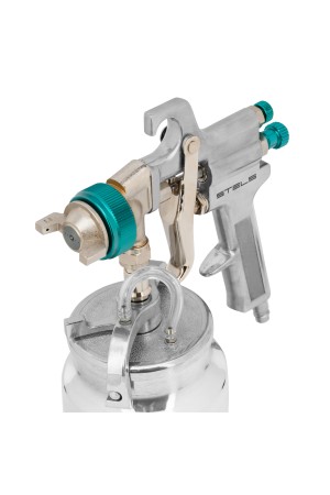 Краскораспылитель AS 702 НP профессиональный, всасывающего типа, сопло 1.8 мм и 2 мм Stels