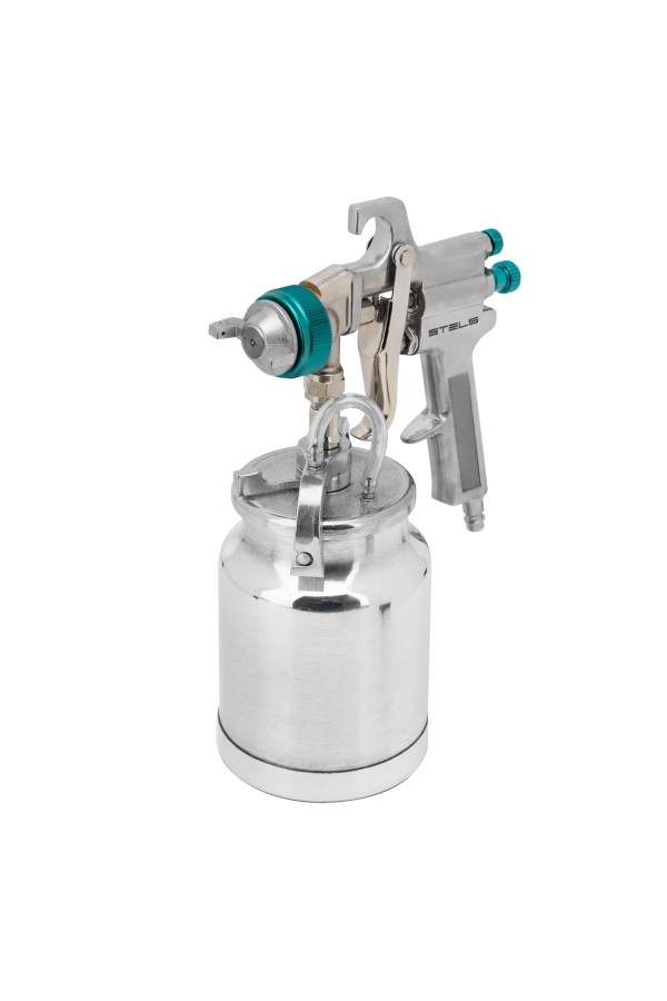 Краскораспылитель AS 702 НP профессиональный, всасывающего типа, сопло 1.8 мм и 2 мм Stels