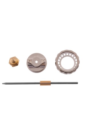 Ремкомплект для краскораспылителя 4 предмета : сопло 1.8 мм + игла + форсунка + зажим сопло Matrix