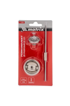 Комплект для краскораспылителя 57321 : сопло 1,4 мм, игла, форсунка// Matrix