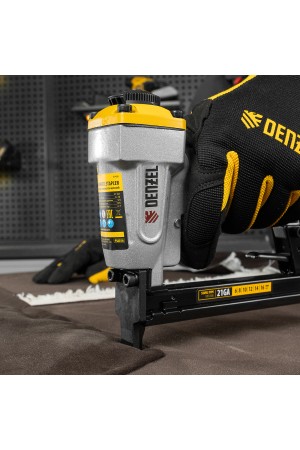 Степлер пневматический PS8016 для прямоугольных скоб 21GA от 6 до 16 мм Denzel