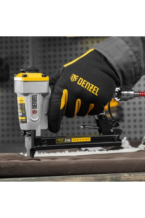 Степлер пневматический PS8016 для прямоугольных скоб 21GA от 6 до 16 мм Denzel