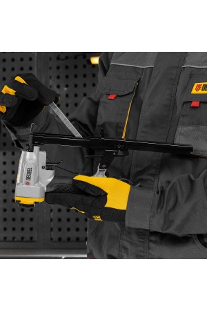 Степлер пневматический PS8016 для прямоугольных скоб 21GA от 6 до 16 мм Denzel