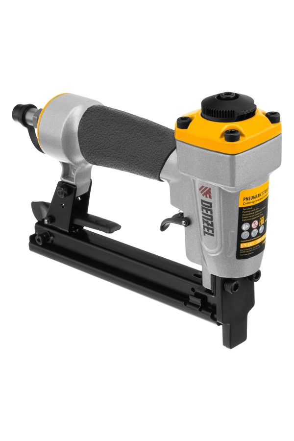 Степлер пневматический PS8016 для прямоугольных скоб 21GA от 6 до 16 мм Denzel