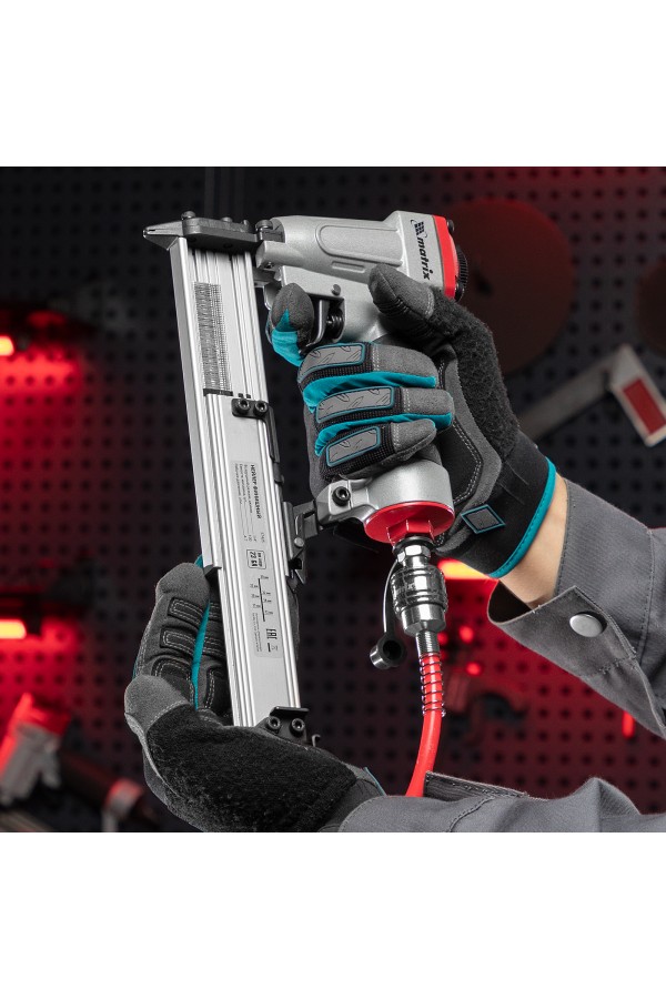 Нейлер финишный, шпилькозабивной пистолет, пневматический, гвоздь 23GA D 0.64 мм  длина 10-30 мм Matrix