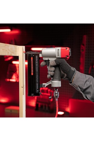 Нейлер-степлер пневматический 2 в 1, гвозди 18GA длина 10-50 мм, скобы 18GA длина 13-40 мм Matrix