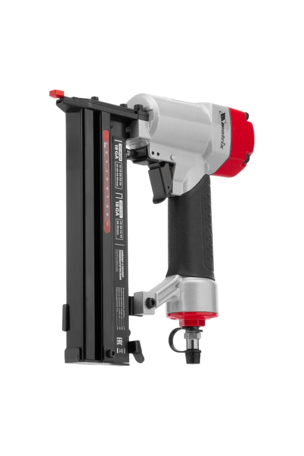 Нейлер-степлер пневматический 2 в 1, гвозди 18GA длина 10-50 мм, скобы 18GA длина 25-40 мм Matrix