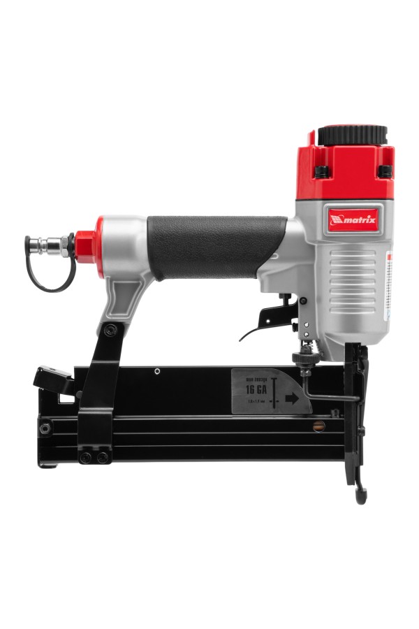 Нейлер-степлер пневматический 3 в 1, с регулировкой глубины забивания, гвозди 18GA, гвозди 16GA, скобы 18 GA Matrix