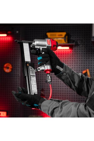 Нейлер-степлер пневматический 3 в 1, с регулировкой глубины забивания, гвозди 18GA, гвозди 16GA, скобы 18 GA Matrix