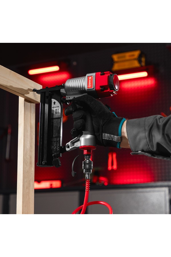 Нейлер-степлер пневматический 3 в 1, с регулировкой глубины забивания, гвозди 18GA, гвозди 16GA, скобы 18 GA Matrix