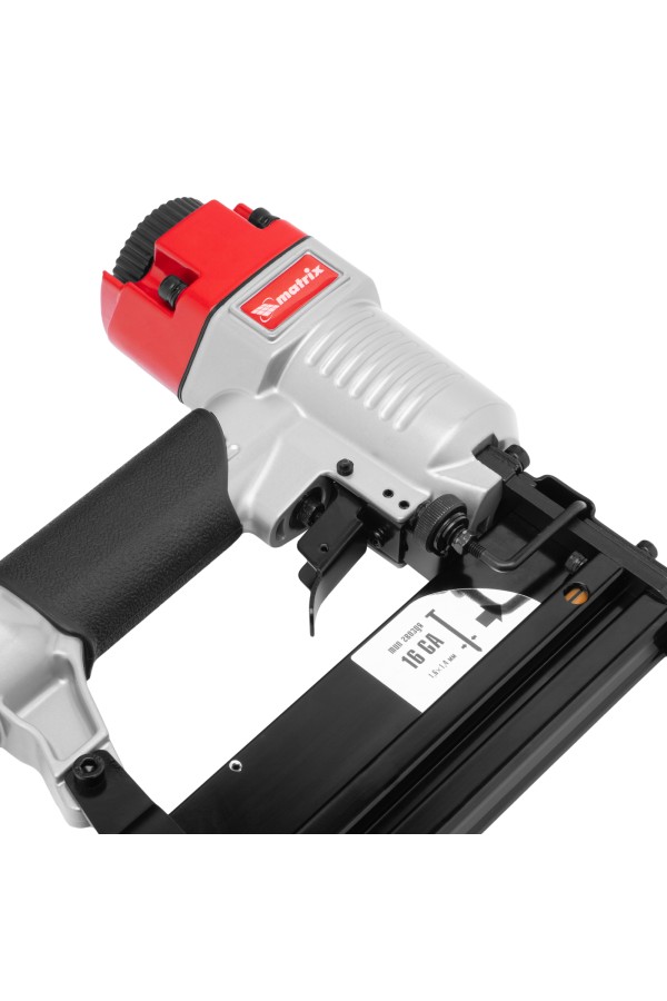 Нейлер-степлер пневматический 3 в 1, с регулировкой глубины забивания, гвозди 18GA, гвозди 16GA, скобы 18 GA Matrix