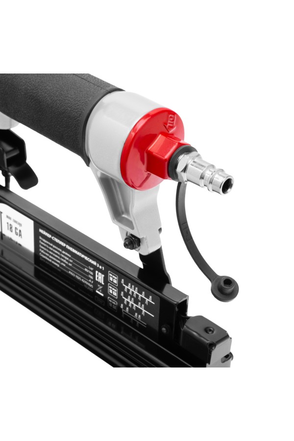 Нейлер-степлер пневматический 3 в 1, с регулировкой глубины забивания, гвозди 18GA, гвозди 16GA, скобы 18 GA Matrix