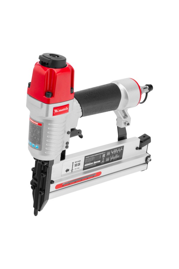 Нейлер-степлер пневматический 2 в 1, с регулировкой глубины забивания, гвозди 18GA, скобы 18GA Matrix