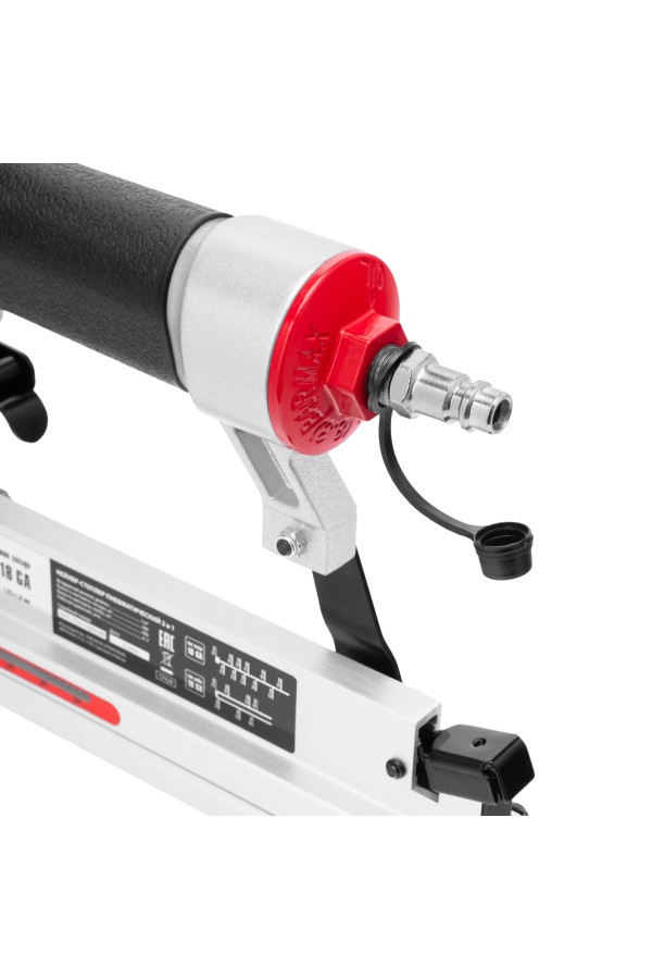 Нейлер-степлер пневматический 2 в 1, с регулировкой глубины забивания, гвозди 18GA, скобы 18GA Matrix