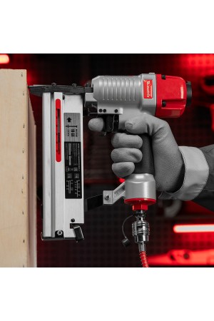 Нейлер-степлер пневматический 2 в 1, с регулировкой глубины забивания, гвозди 18GA, скобы 18GA Matrix