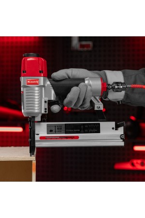 Нейлер-степлер пневматический 2 в 1, с регулировкой глубины забивания, гвозди 18GA, скобы 18GA Matrix