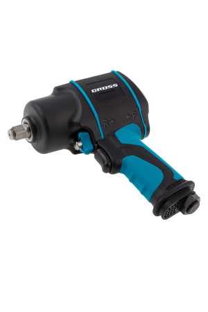 Гайковерт пневматический ударный G1285, 1/2, Twin Hammer, 1220Нм, 6500 об/мин, композитный Gross