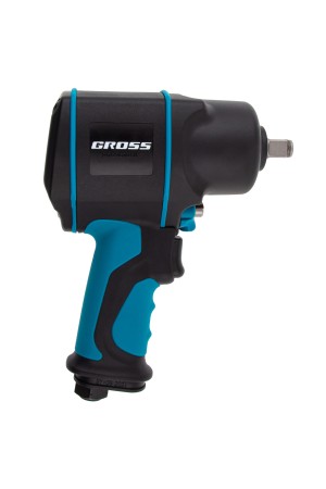 Гайковерт пневматический ударный G1285, 1/2, Twin Hammer, 1220Нм, 6500 об/мин, композитный Gross