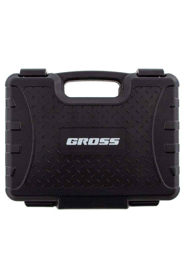 Гайковерт пневматический ударный G985K2, 1/2, 610Нм 9000 об/мин, с набором 17 предметов Gross