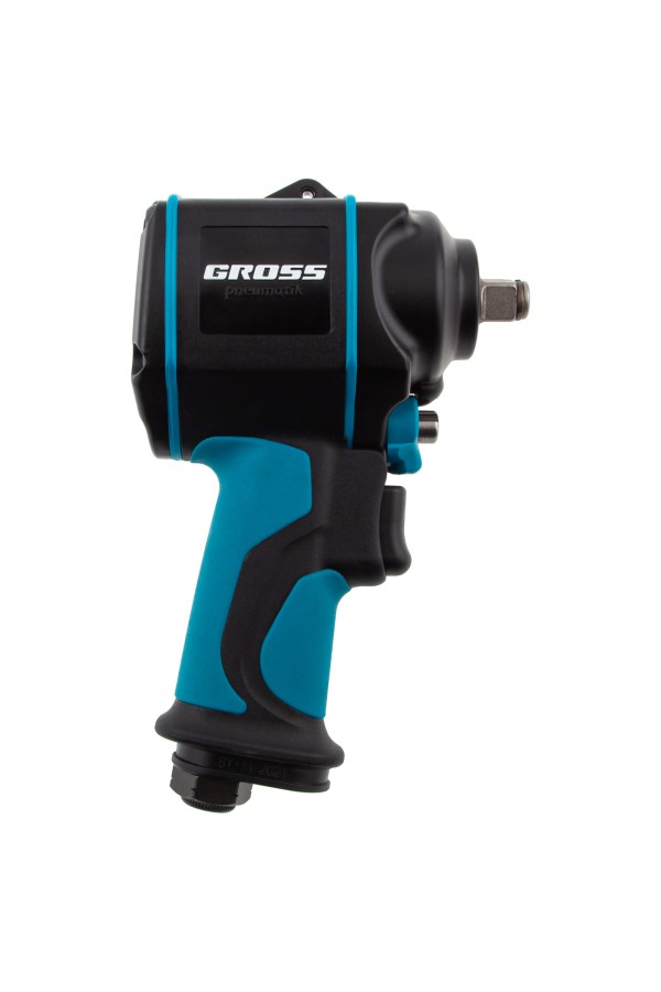 Гайковерт пневматический ударный G985K2, 1/2, 610Нм 9000 об/мин, с набором 17 предметов Gross