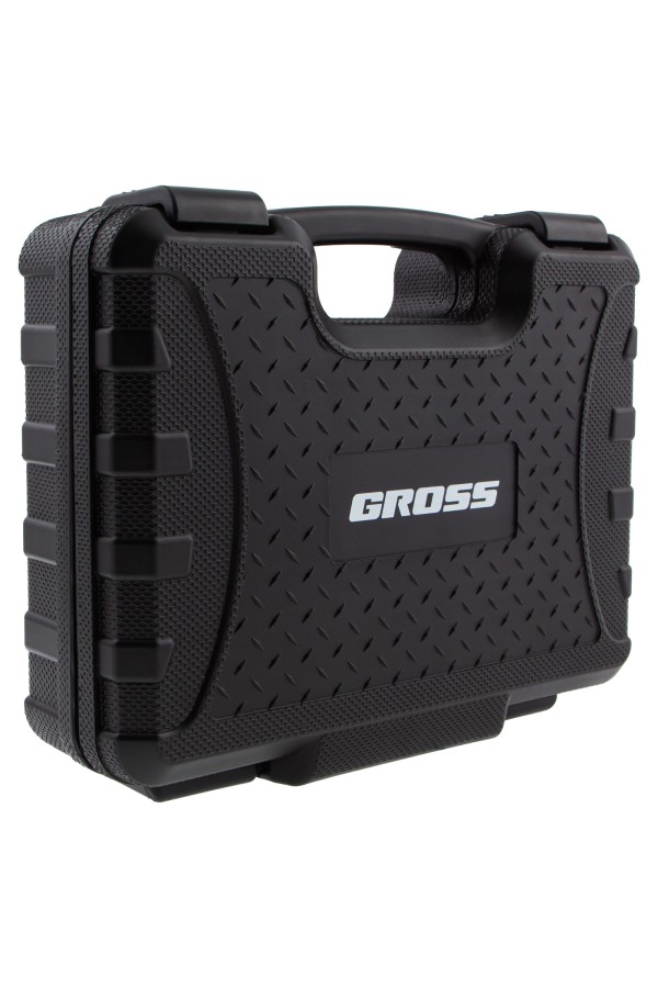 Гайковерт пневматический ударный G985K2, 1/2, 610Нм 9000 об/мин, с набором 17 предметов Gross