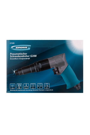 Шуруповерт пневматический G208, 1/4, 17Нм, 700 об/мин Gross