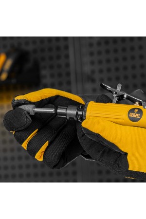 Пневмошлифмашина прямая PGS25000, 25000 об/мин, 10 шлиф. камней, цанга - 3, 6 мм, 113 л/мин Denzel