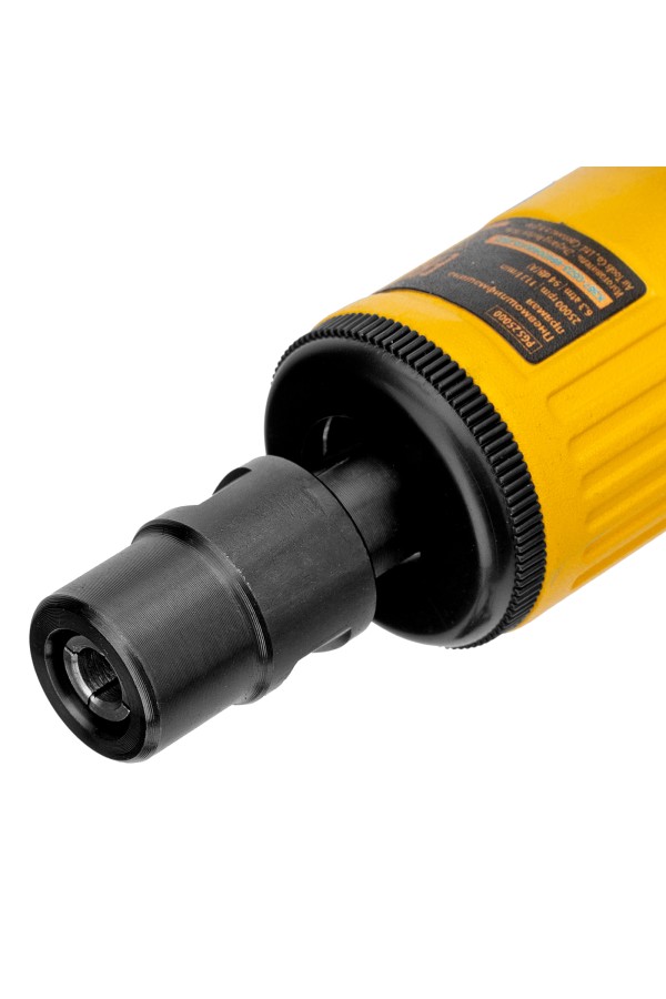 Пневмошлифмашина прямая PGS25000, 25000 об/мин, 10 шлиф. камней, цанга - 3, 6 мм, 113 л/мин Denzel