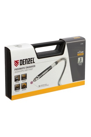 Пневматический гравер PE54000, 54000 об/мин, 3 мм, 57 л/мин Denzel