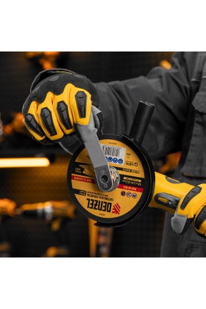 Пневматическая углошлифовальная машина AG125, 11000 об/мин, 125 мм, 186 л/мин Denzel