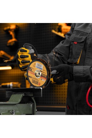 Пневматическая углошлифовальная машина AG125, 11000 об/мин, 125 мм, 186 л/мин Denzel