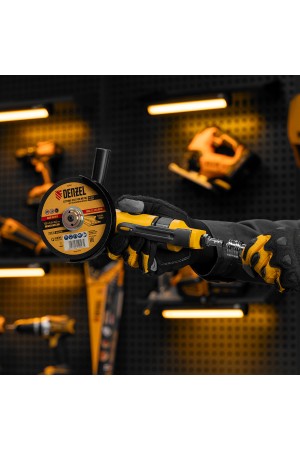 Пневматическая углошлифовальная машина AG125, 11000 об/мин, 125 мм, 186 л/мин Denzel