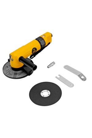 Пневматическая углошлифовальная машина AG125, 11000 об/мин, 125 мм, 186 л/мин Denzel