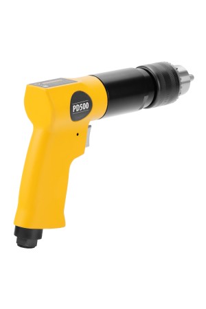 Пневматическая дрель PD500, 500 об/мин, 114 л/мин, 13 мм Denzel